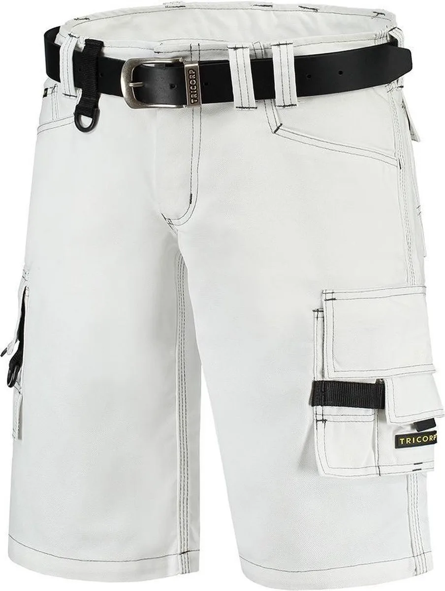 Werkbroek Canvas kort 502006 Wit de Tricorp, Blanc, 50 – image du produit