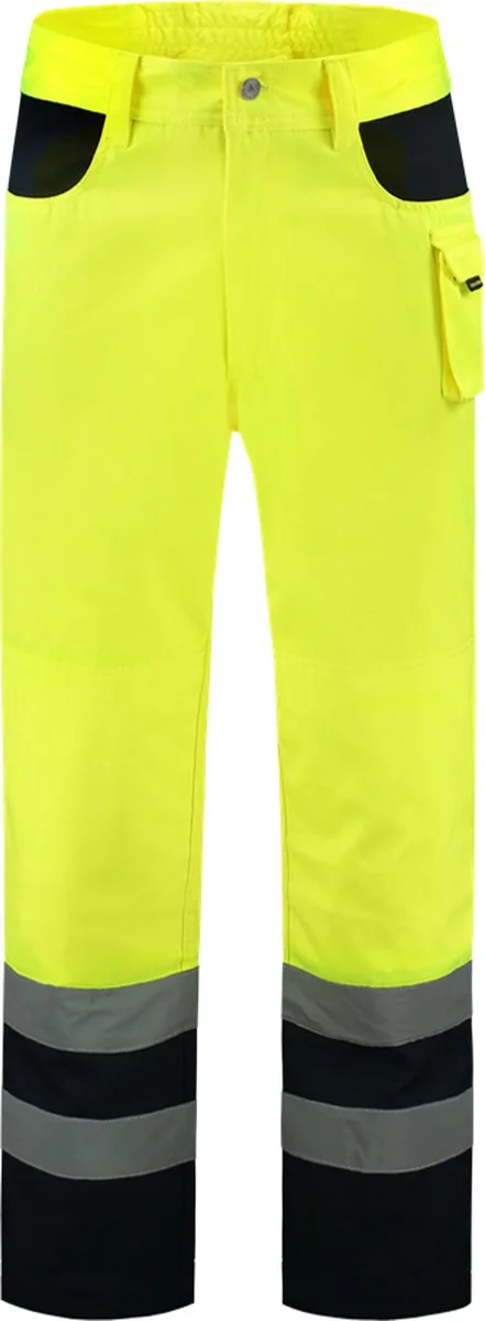 Werkbroek ISO20471 Bicolor 503002 Fluor Geel / Navy van Tricorp, Geel, 48 – productafbeelding