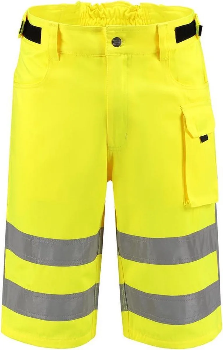Werkbroek RWS Kort 503006 Fluor Geel van Tricorp, Fluor Geel, 52 – productafbeelding