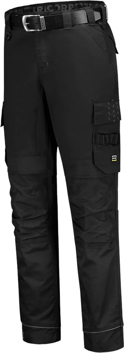 Werkbroek Twill Cordura Stretch 502020 Zwart van Tricorp, Zwart, 62 – productafbeelding