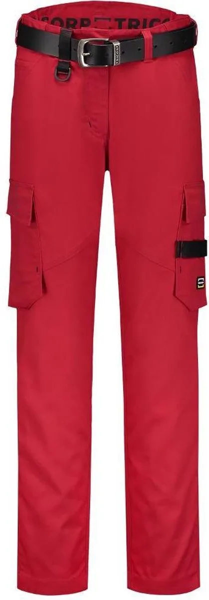 Werkbroek Twill Dames 502024 Rood van Tricorp, Rood, 44 – productafbeelding