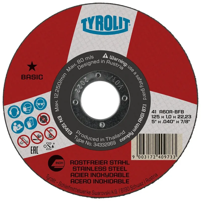 A60r-bfb 41c Trennscheibe Für Metall 115x1x22.23 by Tyrolit – product image