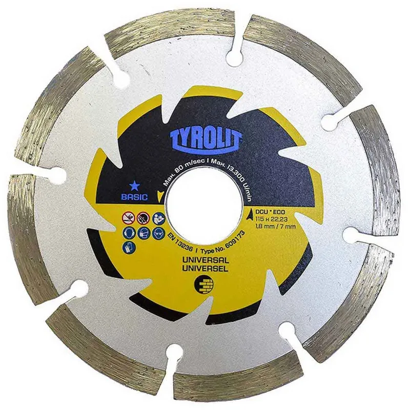 Dcub2 C3 Diamantdoorslijpschijf 115x1.8x22.23 van Tyrolit – productafbeelding