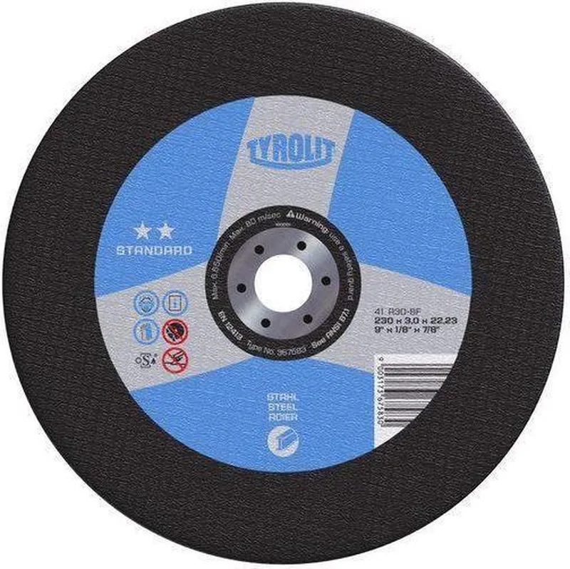 Doorslijpschijf - Vlak - Staal - 230 x 3,0 mm van Tyrolit – productafbeelding