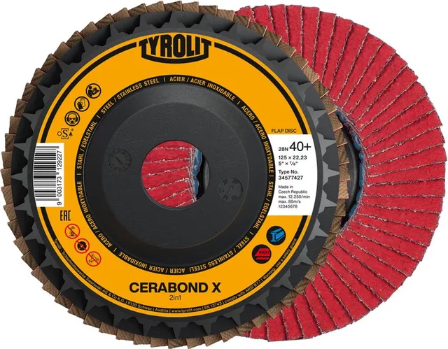Lamellenschijf CERABOND X125mm CA-40 geb