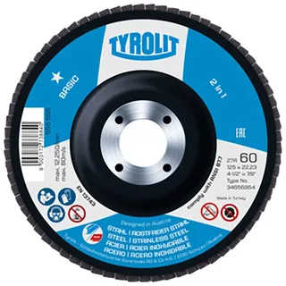 Schuine Lamellenschijf Za40 115x22.23 van Tyrolit – productafbeelding 2 van 2
