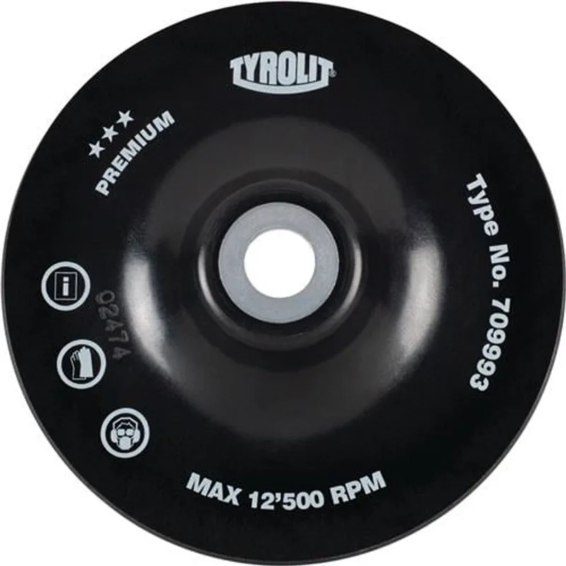 Steunschijf vezelschijven PAD UNI Ø125 mm M14 hard - 7099... van Tyrolit – productafbeelding