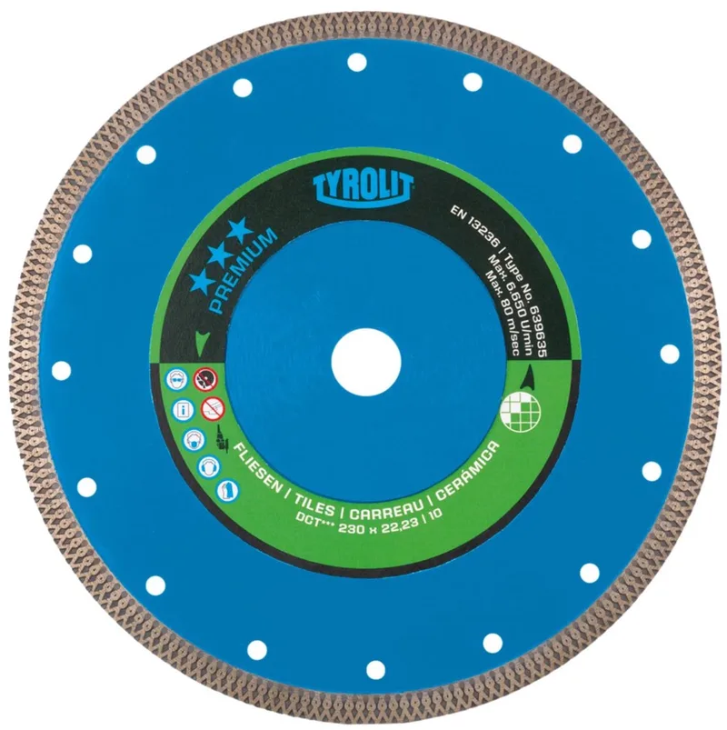 TYRO slijpschijf PREMIUM, frezen, diam schijf 125mm, dikte 1.2mm by Tyrolit – product image