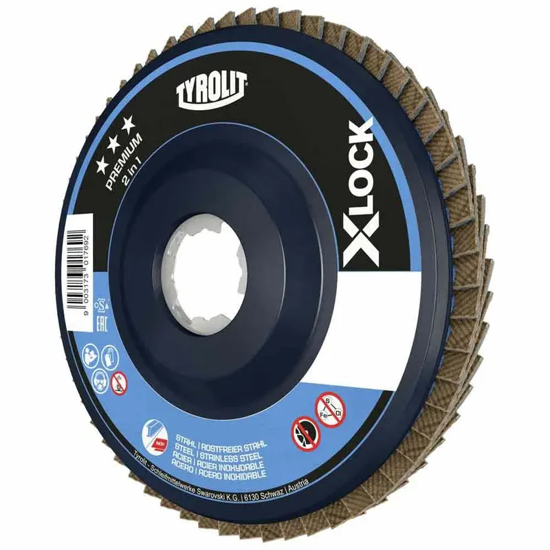 Tyrolit 28sln 125x22.23/xl Za40q-b Lamellenschijf de Tyrolit – image du produit 2 sur 3