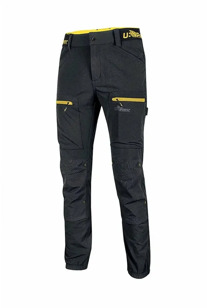 Harmony Werkbroek Grijs van U-Power, Black Carbon, XXL – productafbeelding