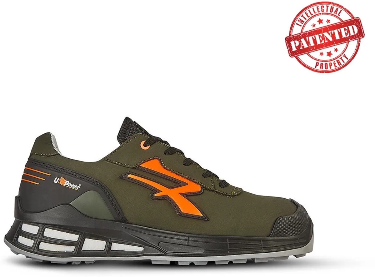 Veiligheidsit-schoenen / Halb-schoenen Xeno Esd S3 Ci Src RN20114 von U-Power, Schwarz, Orange – Produktbild