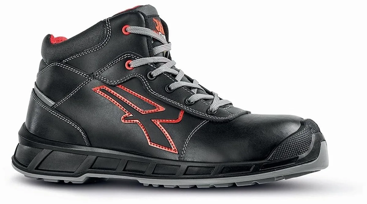 Veiligheidsit-schoenen / hoge schoenen Sting Esd S3 Ci Src RK10094 fra U-Power, Sort – produktbillede