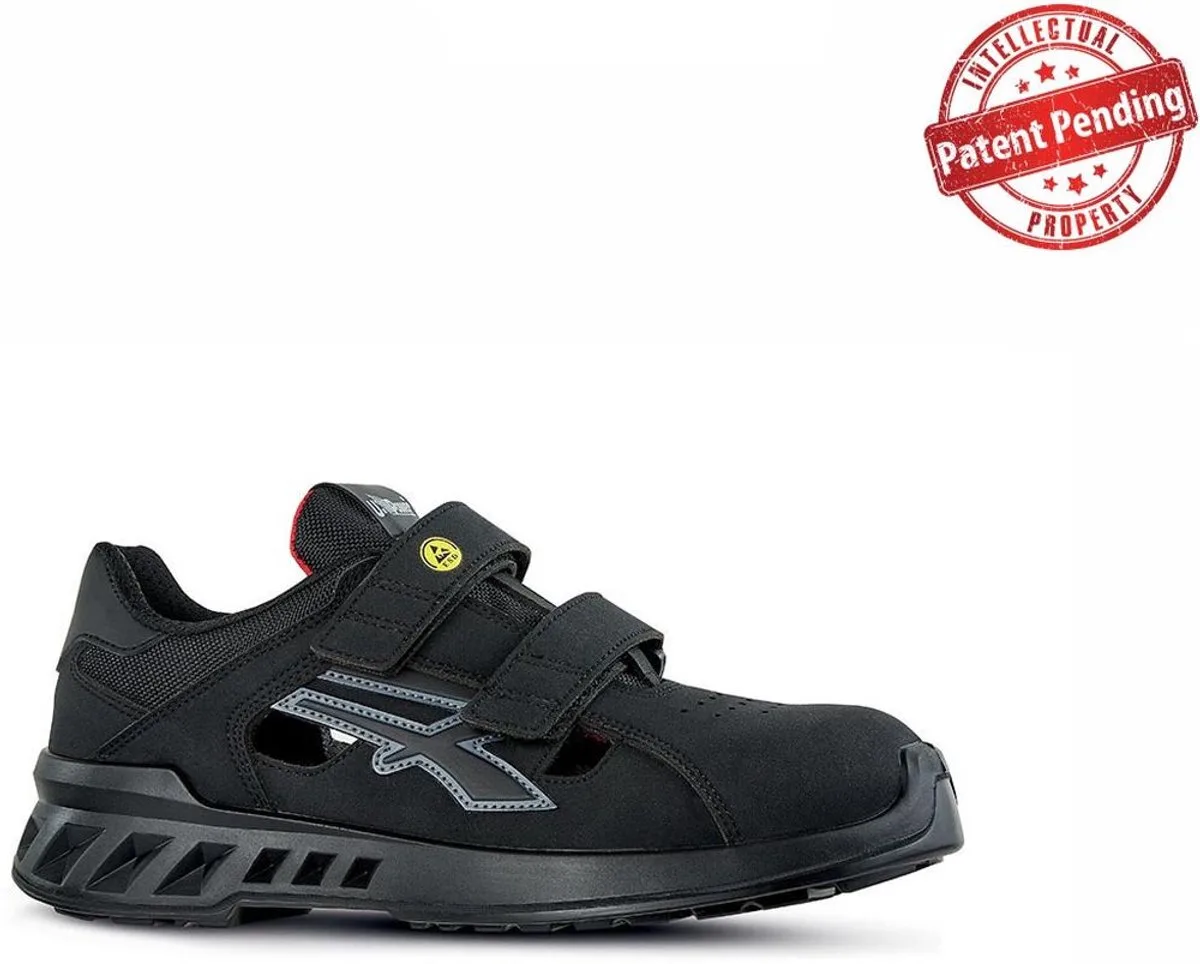 Veiligheidsitschoenen / sandalen Gary Esd S1P Src RV30336 de U-Power, Noir – image du produit