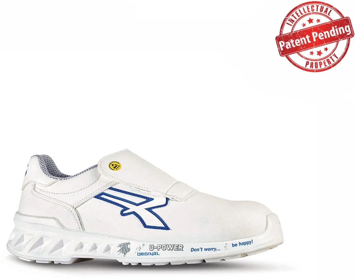 Veiligheidsitschoenen / Slippers Alan Esd S2 Src RV20222 von U-Power, Weiß – Produktbild