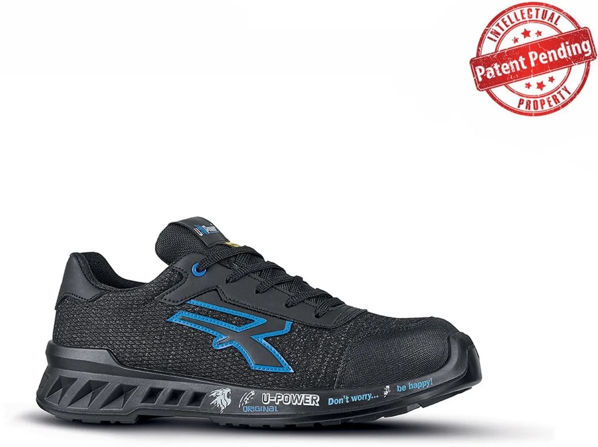 Veiligheidsitshalbschoenen Diwi Esd S1Ps Fo Sr RV20346 de U-Power, Noir – image du produit