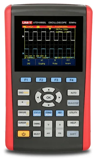 UTD1050DL Digital-Oszilloskop 50 MHz 250 MSa/s 12 kpts 8 Bit Multimeter-Funktionen 1 St. de UNI-T – image du produit 1 sur 2