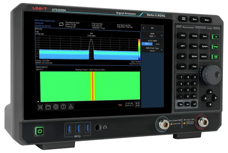 UTS3036A Spektrum-Analysator 3.6 GHz 14 Bit Tracking Generator by UNI-T – product image 2 of 2