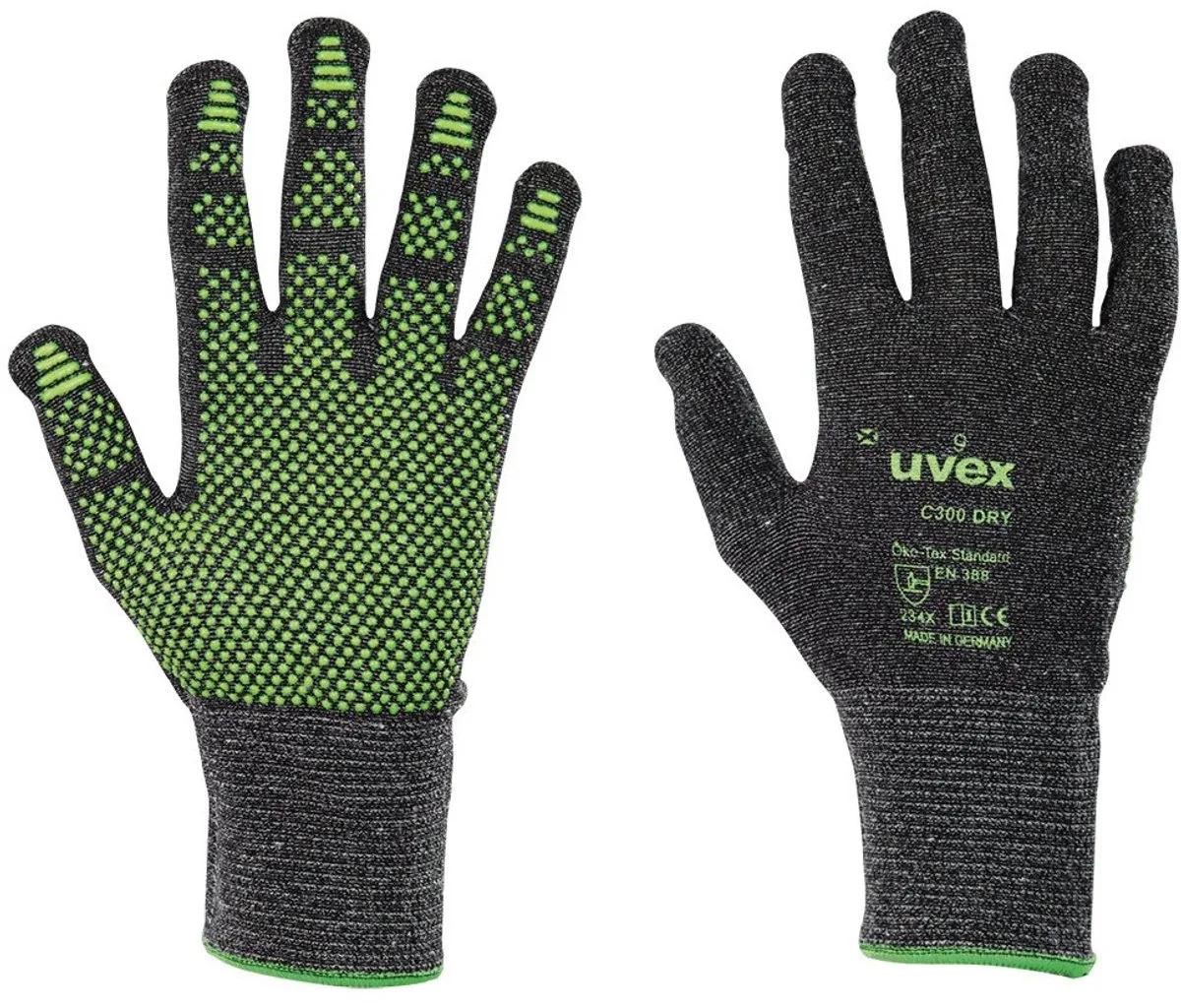 C300 droog Snijbestendige handschoen 11 (XXL) de Uvex, Multicolore – image du produit