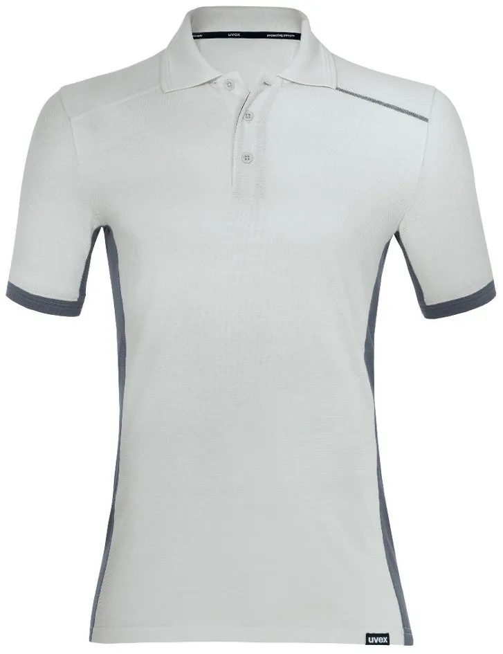 Herren-Poloshirt suXXeed industry, hellgrau van Uvex, XL – productafbeelding
