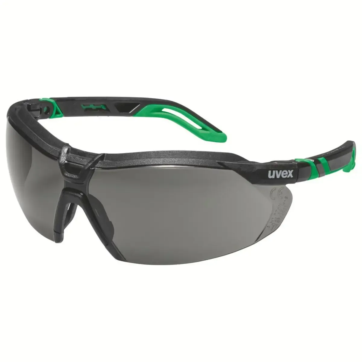 i-5 9183043 Veiligheidsbril Zwart, Groen EN 166:2001, EN 169 de Uvex, Noir, Vert – image du produit