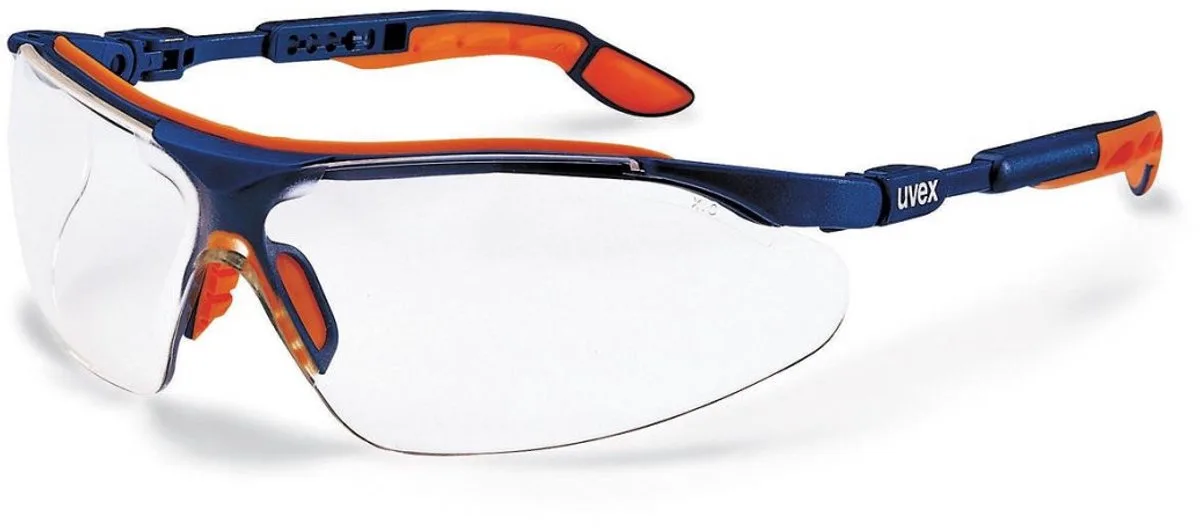 i-vo 9160-265 veiligheidsbril van Uvex, Blauw, Oranje – productafbeelding