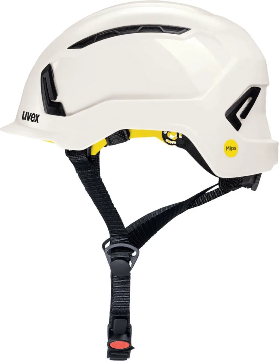 Industriële veiligheidshelm pronamic alpine mips 9735031 mit ventilatieopeningen by Uvex, White – product image