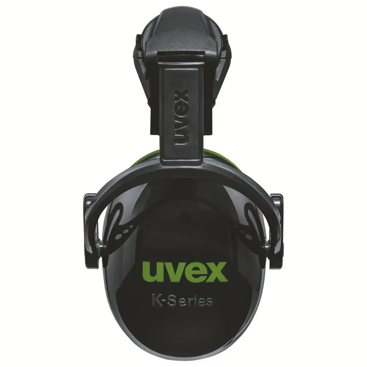 Kapselgehörschutz K10H schwarz grün SNR 28 von Uvex, Schwarz, Grün – Produktbild