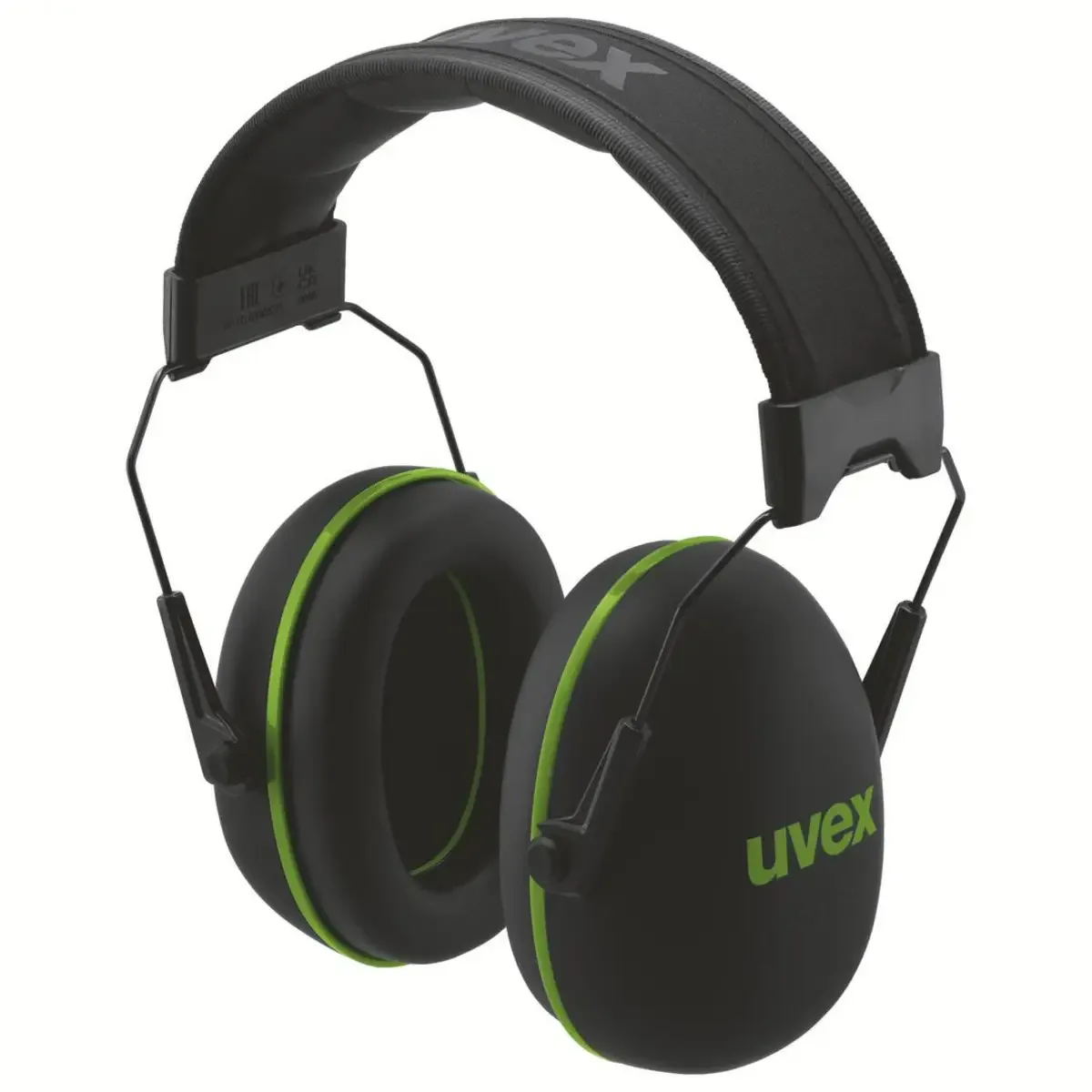 KX10 2630011 Kapselgehörschutz 30 dB 1 St. von Uvex, Schwarz, Grün – Produktbild