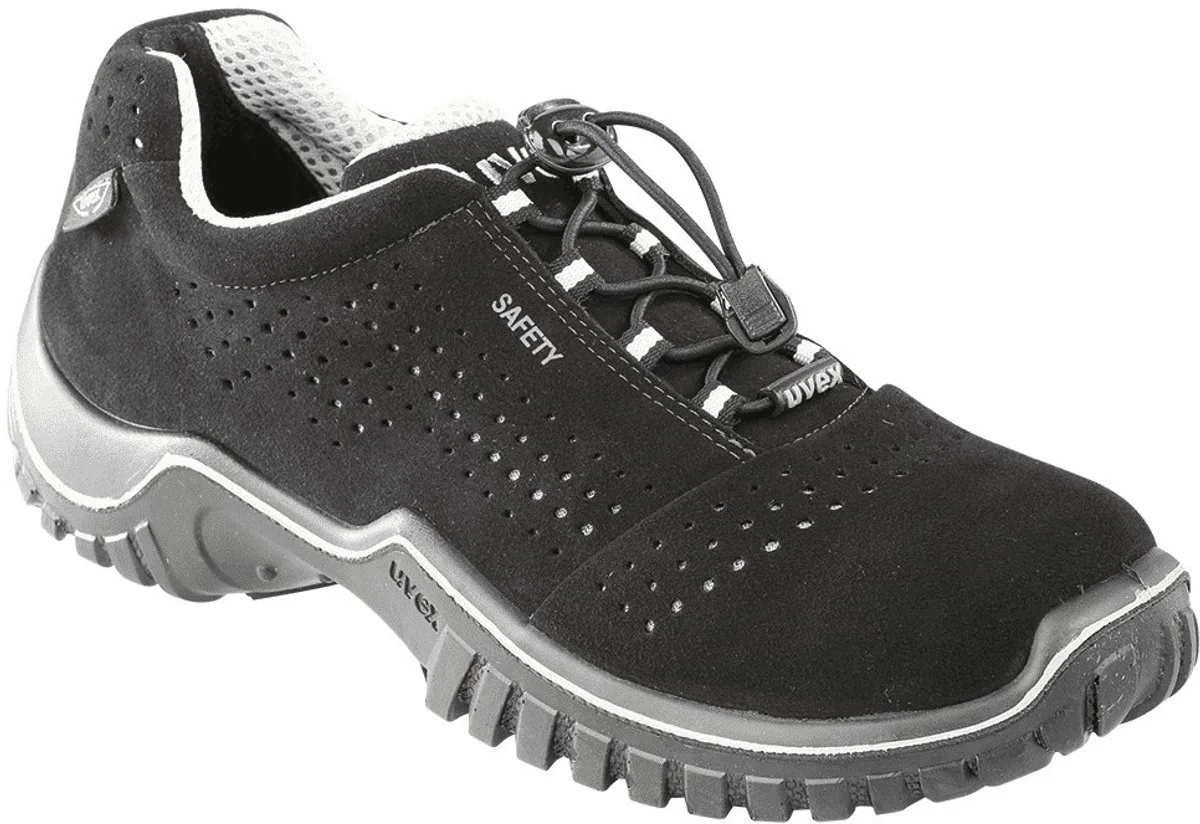 Motion Style ESD werkschoen - S1 - zwart/zilver de Uvex, Noir, 45 – image du produit