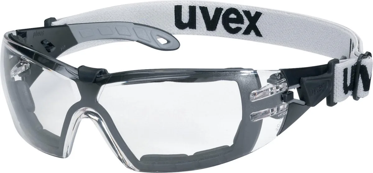 Pheos 9192 Veiligheidsbril van Uvex, Zwart – productafbeelding