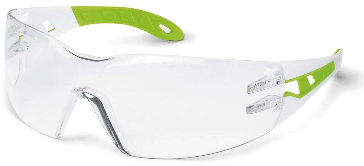 pheos s 9192-725 veiligheidsbril by Uvex, White, Green – product image