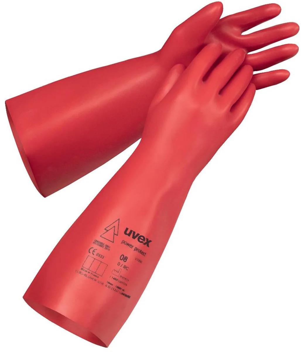 Power Protect V1000 isolerende handschoen von Uvex, Rot, XL – Produktbild