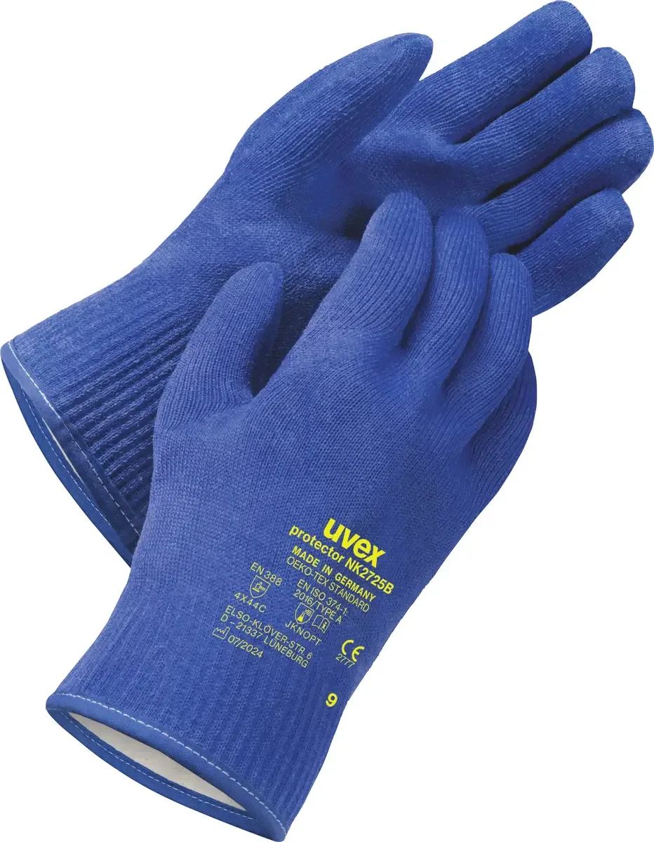 protector chemical NK2725B 6053510 Werkhandschoen Maat (handschoen): 10 EN 388:2016 1 paar van Uvex, Blauw – productafbeelding