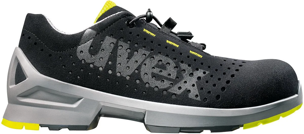 Uvex 1 ESD werkschoen - S1 - zwart/geel de Uvex, Noir, 45 – image du produit