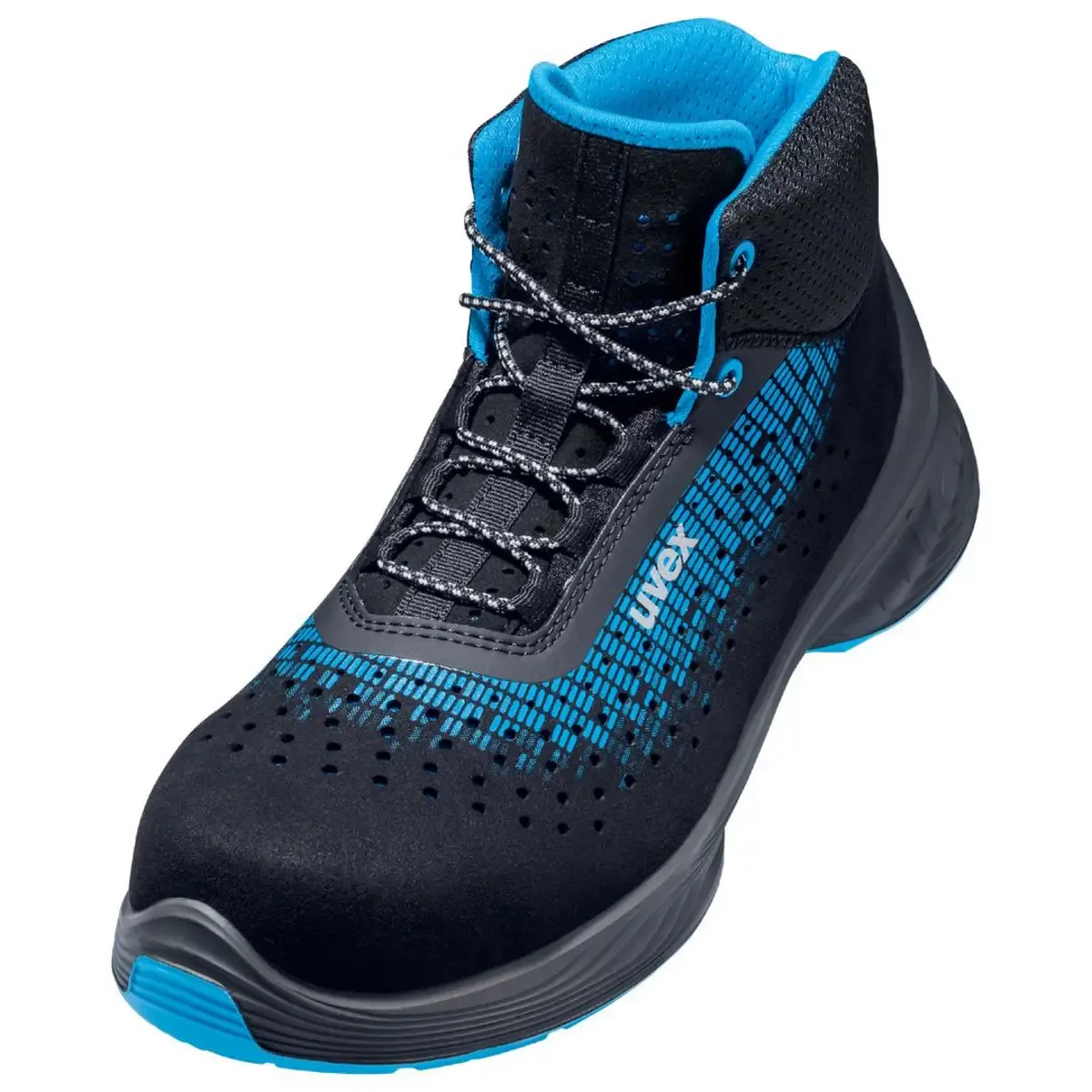 uvex 1 G2 6831845 Hoge veiligheidsschoenen S1 Schoenmaat (EU): 45 Blauw, Zwart 1 paar von Uvex, Blau, Schwarz – Produktbild