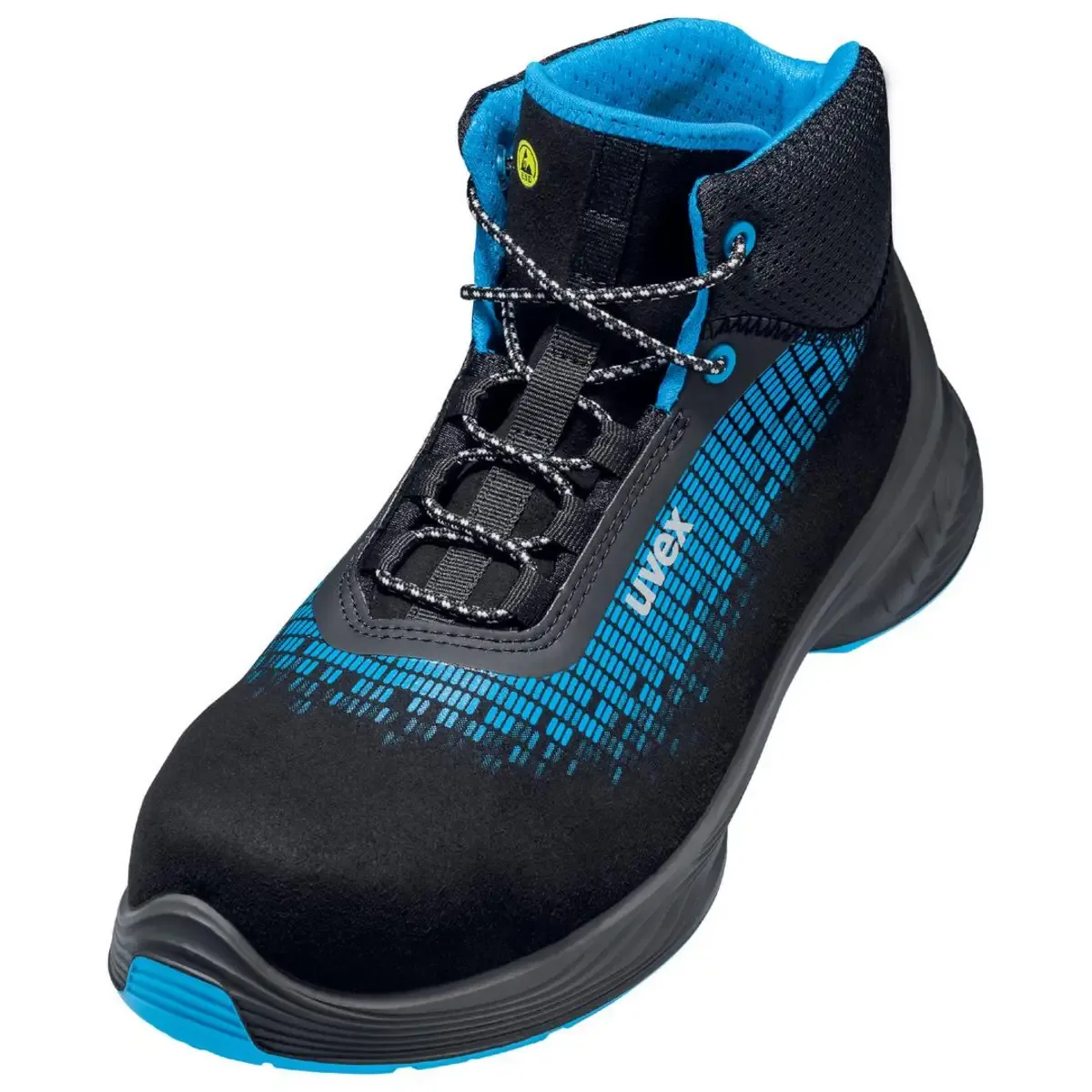 uvex 1 G2 6833738 Hoge veiligheidsschoenen S2 Schoenmaat (EU): 38 Blauw, Zwart 1 paar de Uvex, Bleu, Noir – image du produit