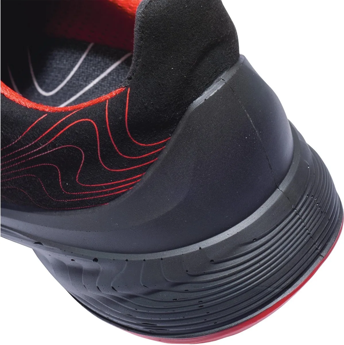 Uvex 1 G2 Halb-schoenen S3 68402 Zwart, Rood (68402) fra Uvex, Sort – produktbillede