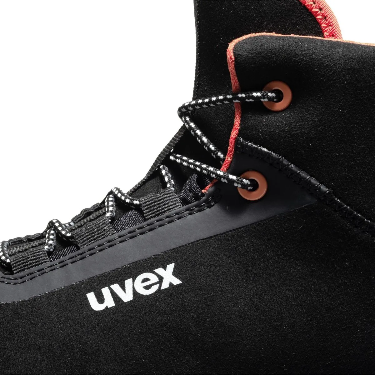 Uvex 1 G2-laars S2 68508 zwart, rood (68508) van Uvex, Zwart – productafbeelding