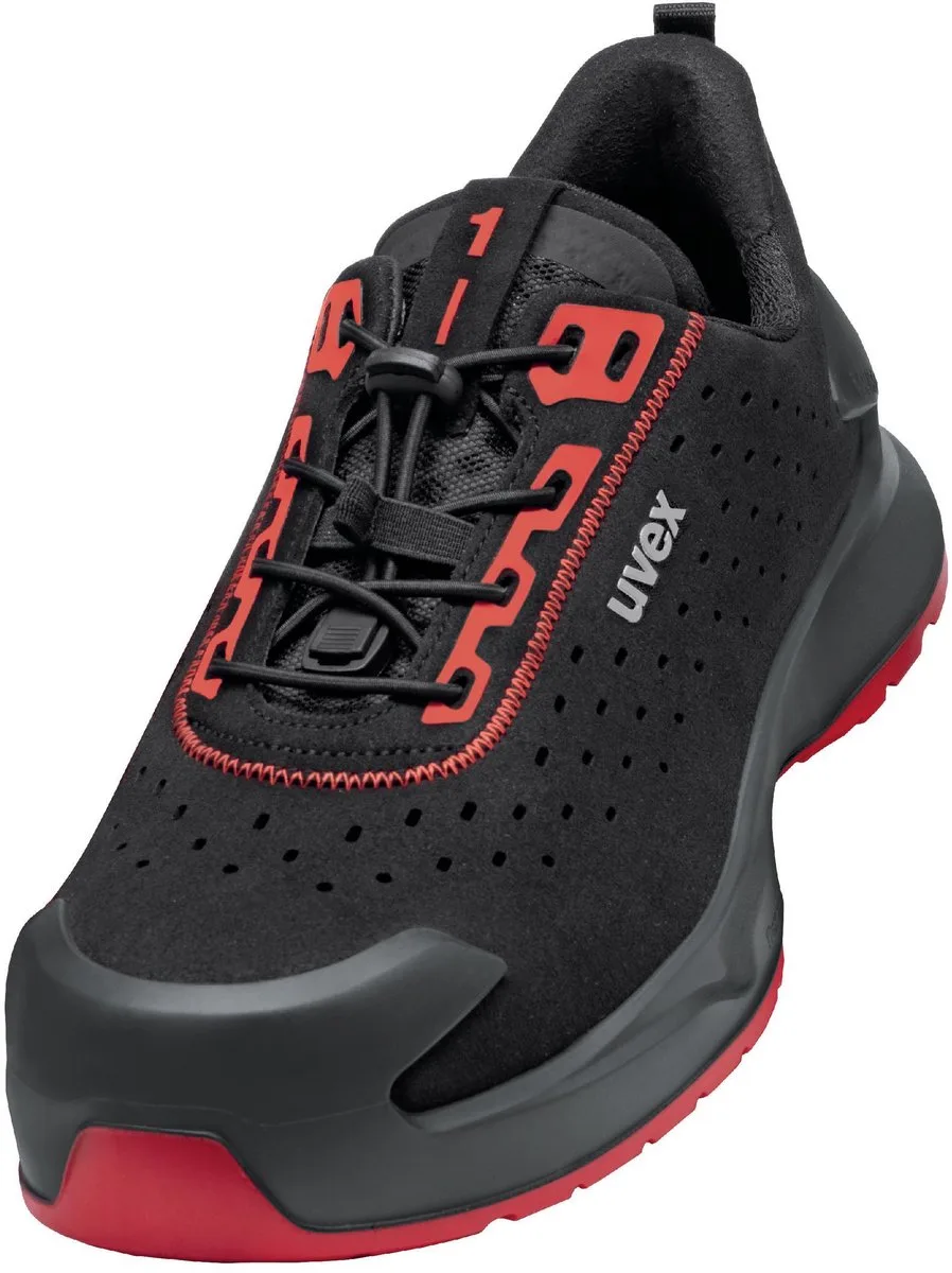 Uvex 1 X-craft S1PL 25401 - Zwart/Rood de Uvex, Noir, Rouge, 40 – image du produit