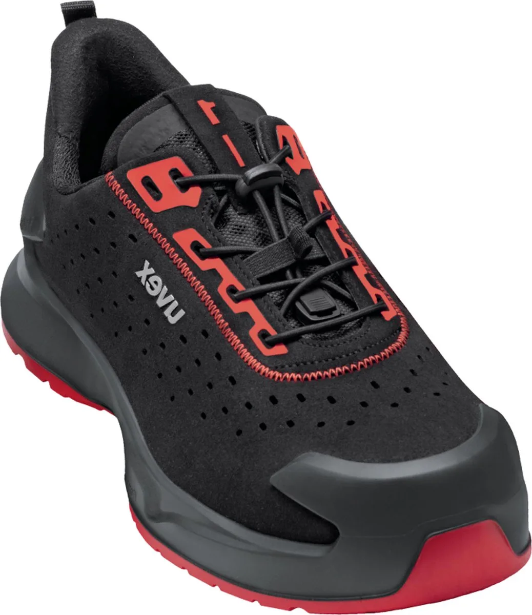 Uvex 1 X-craft S1PL 25401 - Zwart/Rood von Uvex, Schwarz, Rot, 47 – Produktbild