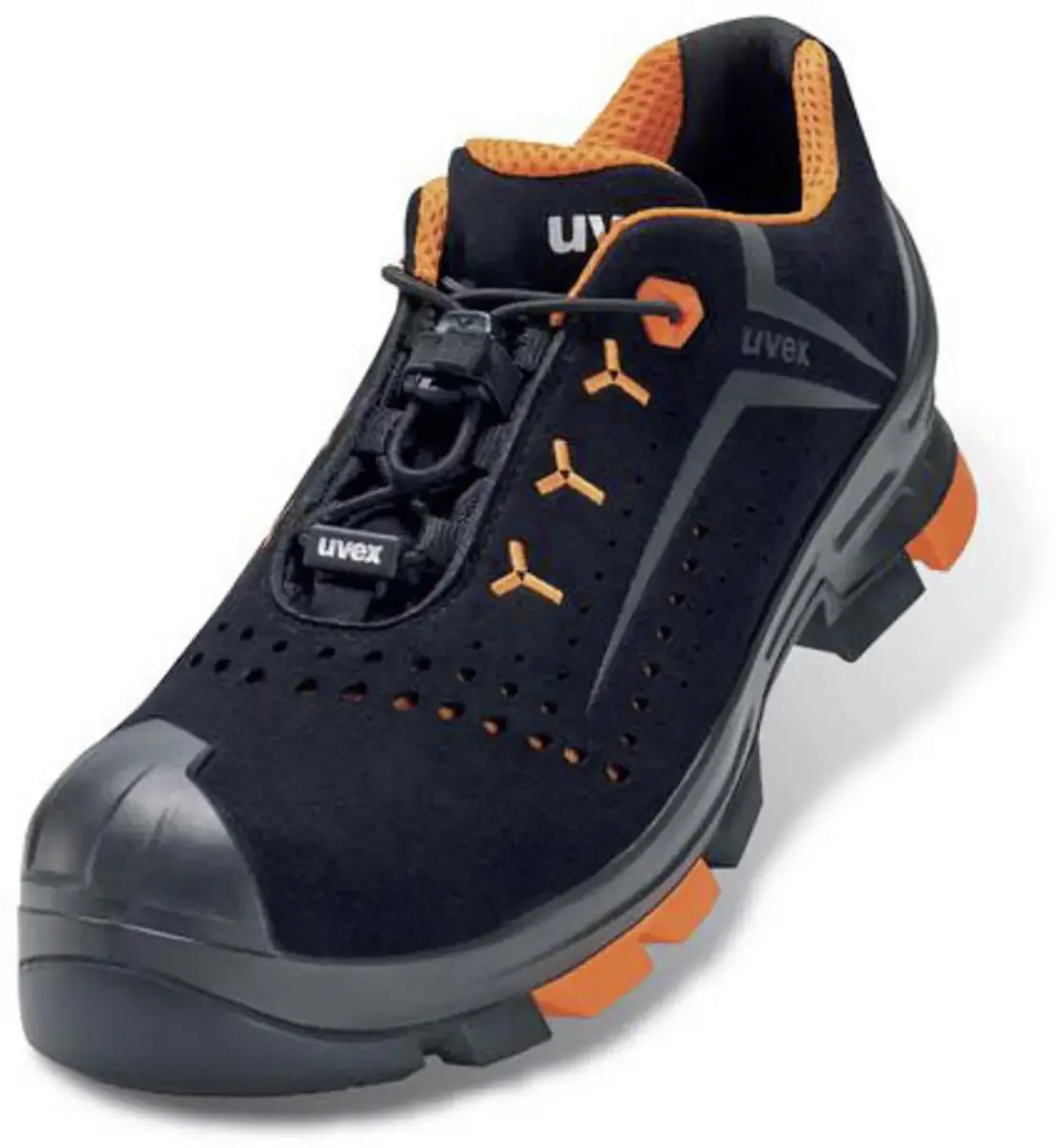 uvex 2 6501241 Veiligheidsschoenen ESD S1P Schoenmaat (EU): 41 Zwart, Oranje 1 paar fra Uvex, Sort, Orange – produktbillede