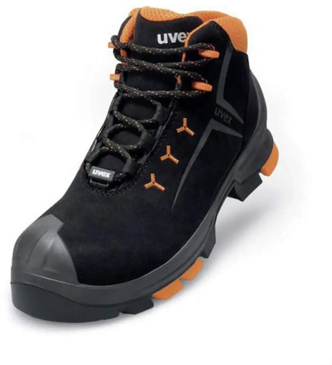 uvex 2 6509247 Hoge veiligheidsschoenen ESD S3 Schoenmaat (EU): 47 Zwart, Oranje 1 paar de Uvex, Noir, Orange – image du produit