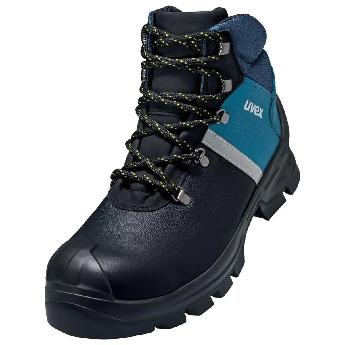 uvex 2 construction 6513350 Hoge veiligheidsschoenen S3 Schoenmaat (EU): 50 Zwart, Blauw 1 paar de Uvex, Noir, Bleu – image du produit