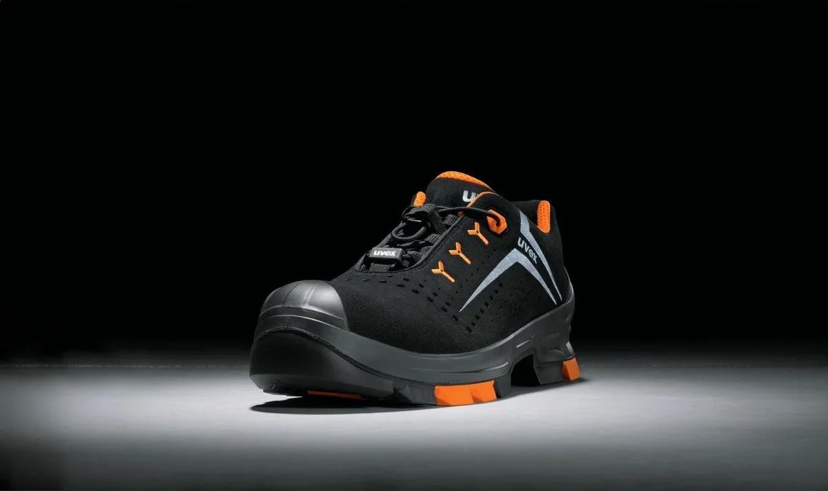 Uvex 2 H'alb-schoenen S1P 65012 Zwart, Oranje (65012) de Uvex, Noir – image du produit