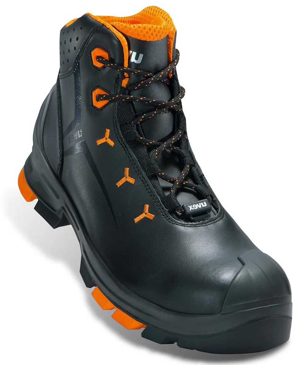 Uvex 2 Hoog 6503.2 S3 - Zwart/Oranje van Uvex, Zwart, Oranje, 39 – productafbeelding