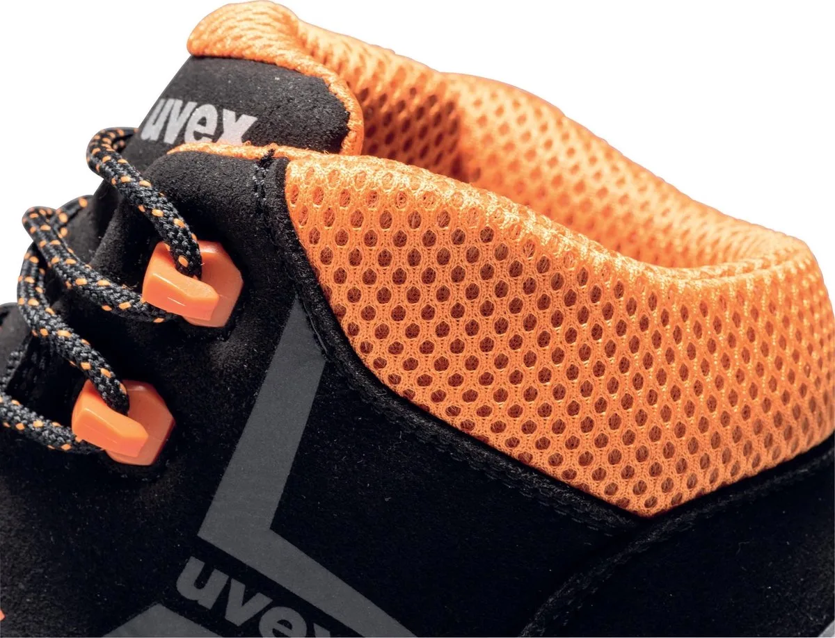 Uvex 2 laarzen S3 65252 zwart, oranje (65252) från Uvex, Svart – produktbild