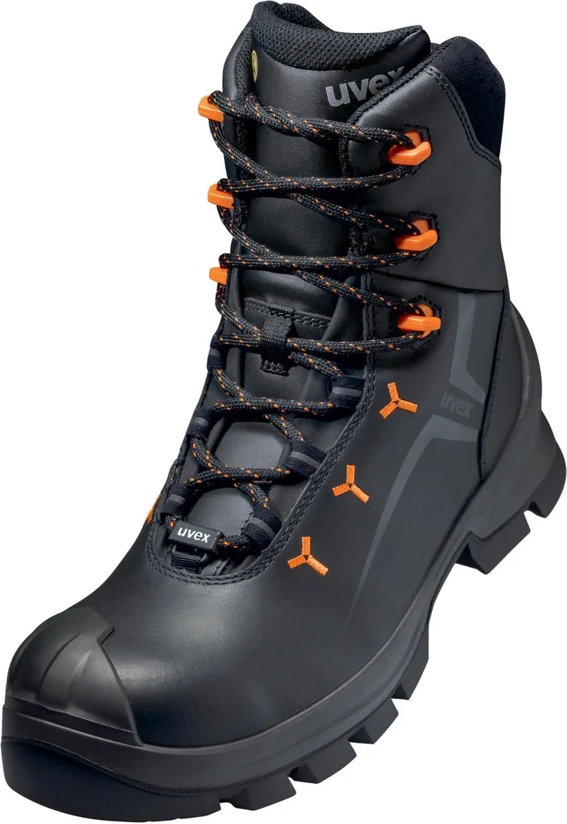 Uvex 2 laarzen S3 65303 zwart, oranje (65303) de Uvex, Noir – image du produit