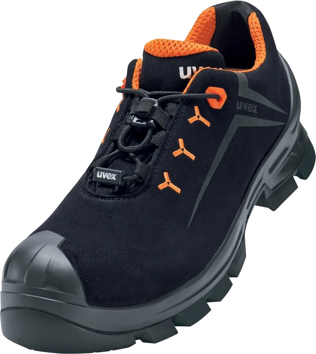 uvex 2 MACSOLE® 6528243 Veiligheidsschoenen ESD S3 Schoenmaat (EU): 43 Zwart, Oranje 1 paar de Uvex, Noir, Orange – image du produit