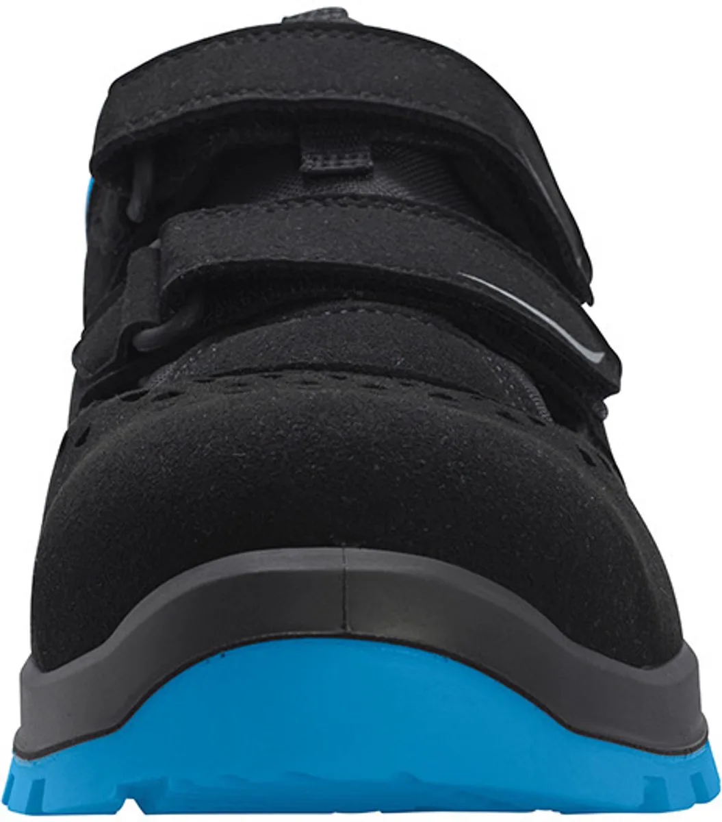 Uvex 2 paarenova® sandalen S1P 95532 zwart, blauw (95532) fra Uvex, Sort, Blå – produktbillede