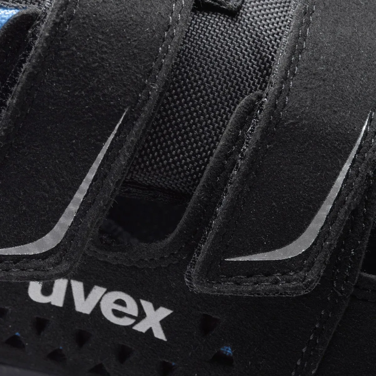 Uvex 2 paarenova® sandalen S1P 95532 zwart, blauw (95532) de Uvex, Noir – image du produit
